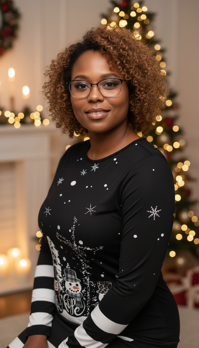 Festive Christmas/ Winter Sweater Dress